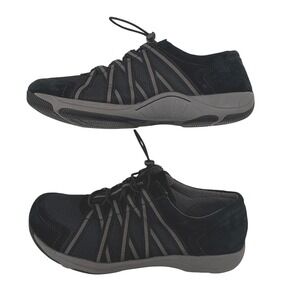 Dansko Women's Black‎ Athletic Walking Shoes Size 40 (US 9.5–10) Leather & Mesh